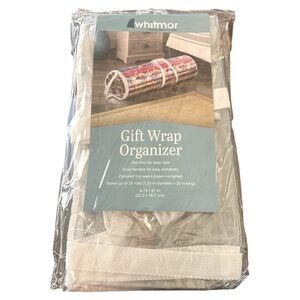 NWT Whitmor - Gift Wrap Organizer